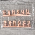 Vintage Plasticville Ho Scale Citizens People Figures Unpainted Pink Lot Of 24. Fixed Price $14.99.