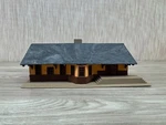 Vintage Pola-ho Scale Passenger Freight Station Made Western Germany. Fixed Price $29.99.