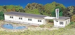 Bachmann Motel W/pool Snap Kit - Ho Scale Model Railroad Building #45214. Fixed Price $32.21.