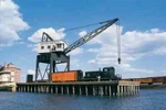 Pier Terminal & Traveling Crane- Waterfront Ho Scale Plastic 933-3067 New Kit. Fixed Price $164.95.