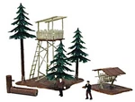 Model Power 644 Ho Ranger Lookout W/ Trees. Fixed Price $24.64.