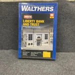 New Ho Scale Walthers Cornerstone Liberty Bank And Trust Building Kit #933-3772. Fixed Price $35.00.