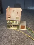 Faller B-266 European Smithy Shop Motorized Lighted Fully Assembled. Fixed Price $99.99.