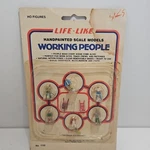 Vintage Ho Figures Life-like Handpainted Scale Models Working People #1130. Fixed Price $12.99.