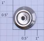 American Flyer 4696-7 Nickel Solid 7/8" Standard Gauge Front Truck Wheel (50). Fixed Price $250.00.