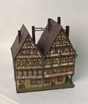 Kibri Ho 8404 Half Timbered Apothecary 5-1/2" X 4-1/8" 6" Noch Sockets. Fixed Price $35.00.