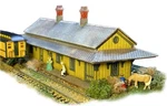 The Scale Architect 10063 Gold City Depot Building Kit. Fixed Price $47.39.