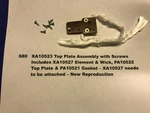 American Flyer Parts - XA10523 Top Plate Assembly #680. Fixed Price $17.95.