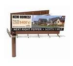 Blma Models Scale Modern Dual Sided Billboard. Fixed Price $77.99.