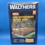 Walthers Cornerstone Kit 933-3767 Fire Department Repair Shop Nib. Fixed Price $49.99.