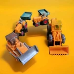 Vtg 6X Wiking Germany Ho 1:87 Scale Farm & Consruction Tractor Bulldozer Set. Fixed Price $89.99.