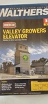 Scale Walthers Cornerstone 933-3251 Valley Growers Association Grain Elevator. Fixed Price $34.00.