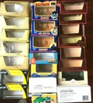 Vintage Empty Lot Of 22 Matchbox Models Yesteryear, Lesney, Corgi K-line. Fixed Price $120.00.