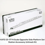 Kato 23-177 Scale Opposite Side Platform Set Station Accessory Unitrack Kit. Fixed Price $34.48.
