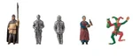 Faller 151631 Ho Scale In The Castle -- PKG(5). Fixed Price $21.99.