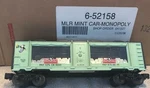 Lionel Monopoly Luxury Income Tax Mint Car 6-52158 Gauge New W/ Shipping Box. Fixed Price $99.95.