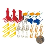 Kato Ho Scale Transport Cart Kit 17107 Preiser Forklift Pallet Set New. Fixed Price $42.43.