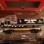 Lionel 26091 Elvis Flatcar With In Concert Tractor Trailer New Box!. Fixed Price $79.99.