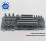 Whistle Stop Models HO2201 Scale Road Construction Set, Resin 3D Printed. Fixed Price $14.28.