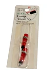 Radio Shack, Red Lamp Assembly, 9/32" Hole, Pack Of 2, 12VDC 60MA, 272-331C, Nos. Fixed Price $9.49.