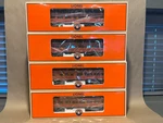 Lionel Southern Pacific Daylight Heavyweight Cars 4-PACK C-10 6-25506 O-scale. Fixed Price $500.00.