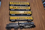Lionel Union Pacific 4-6-2 Steam Locomotive W/ Passenger Cars (light & Sound). Fixed Price $750.00.