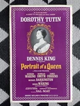Vintage 60S Portrait Of Queen Play Henry Miller Theater Broadway Poster Sign. Fixed Price $95.00.