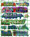 6026 Dave's Ho Scale Decals Boxcar Train Subway Building Walls Graffiti. Fixed Price $8.99.