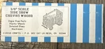 Vintage Circus Crafts CW-17 1/8" Scale Side Show Canvas Wagon Kit. Fixed Price $12.99.