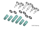 Piko 36091 Crankpins Mogul Wheels (g-scale). Fixed Price $21.65.