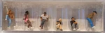 Preiser Ho #10474 Pedestrians -- People Sitting On Stairs PKG(6). Fixed Price $27.89.