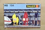 Faller B-194 Ho Scale Railway Station Modern Platform Sign Boards. Fixed Price $20.77.