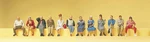 Preiser 10524 Ho Seated Travelers Figures (set Of 14). Fixed Price $35.11.