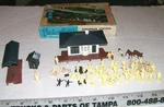 Bachmann Plasticville Suburban Station Ho Building Kit 2806-149 W/ob + Extras. Fixed Price $14.95.