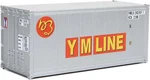 Walthers Scenemaster 949-8667 Ho Scale 20' Smooth Side Container Line Ymlu. Fixed Price $9.99.