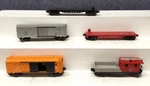 Lionel Vintage Assorted Freight CARS:6468-25, 6119-100, 6464-1,6809 & 6424. Fixed Price $51.09.