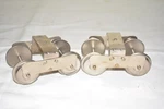 Lionel Standard Gauge Prewar Type Jim Cohen Mth Closed 3 Rivit Trucks, Bch. Fixed Price $175.00.