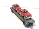 30-7623 Mth Rail King Auto Transport Flat Die-cast Ertl Fire Cars New. Fixed Price $32.00.