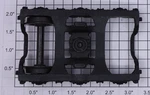 Lionel 700T-3 Black 6-WHEEL Tender Truck Frame-incomplete Missing 2 Sets. Fixed Price $70.00.