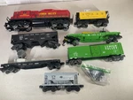 Lionel Lehigh Valley GP-9 Locomotive Runs Perfect & 6 Lv Freight Cars. Fixed Price $189.95.