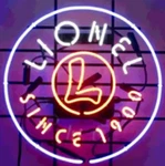 Lionel Trains Since 1900 17"X17" Neon Sign Light Lamp Gift Wall Decor. Fixed Price $124.79.
