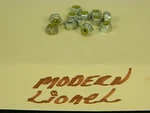 Modern Lionel 4-40 Hex Head Lock Nut Nickel Plated Qty 12 For Locomotive & Cars. Fixed Price $6.79.
