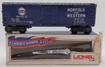 Lionel 6-9205 Gauge Norfolk & Western Boxcar #9205/BOX. Fixed Price $7.67.
