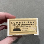Jaeger Ho Products Lumber-pak Flat Car Load Kit #400 Georgia-pacific. Fixed Price $17.00.