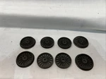 Lionel 18062-9 Hudson Wheel Set 4 Flanged Blind Grooved. Fixed Price $79.95.