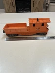 Lionel Gauge Dl&w 611925 Orange Caboose Work Car Metal Frame Postwar. Fixed Price $49.95.