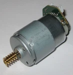 Mabuchi RS-385PH Motor W/ Brass Worm Gear + Optical Encoder 24 Vdc Dual Shaft. Fixed Price $13.95.