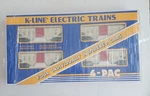K-line K-6278A D&h Hopper Car 4-PAC W/loads O/O27 Gauge. Fixed Price $69.90.