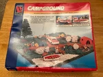 Life Like Vintage Build-a-scene Campground Kit Model 1374 New Box. Fixed Price $19.99.