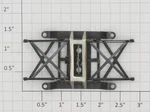 American Flyer XA17B188 Pantograph Assembly Without Insulators. Fixed Price $30.00.